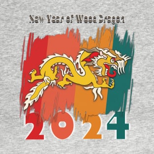 Chinese New Year of Wood Dragon 2024 T-Shirt